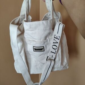 Tote Bag with Love Strap